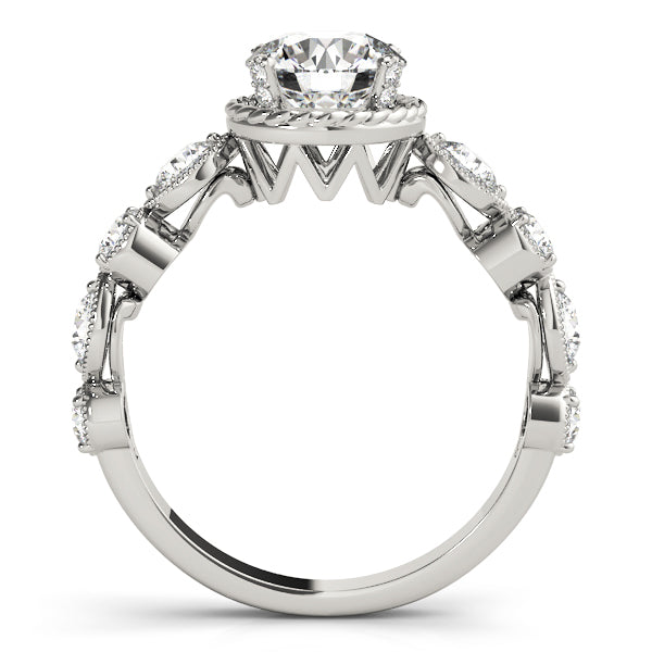 ENGAGEMENT RINGS CLUSTER SIDES