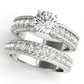 Channel Set Single Row Engagement Ring