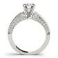 Channel Set Single Row Engagement Ring