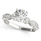 Vintage Multirow Milgrain Engagement Ring
