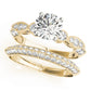Vintage Multirow Milgrain Engagement Ring