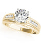 Channel Set Single Row Engagement Ring