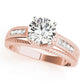 Channel Set Single Row Engagement Ring