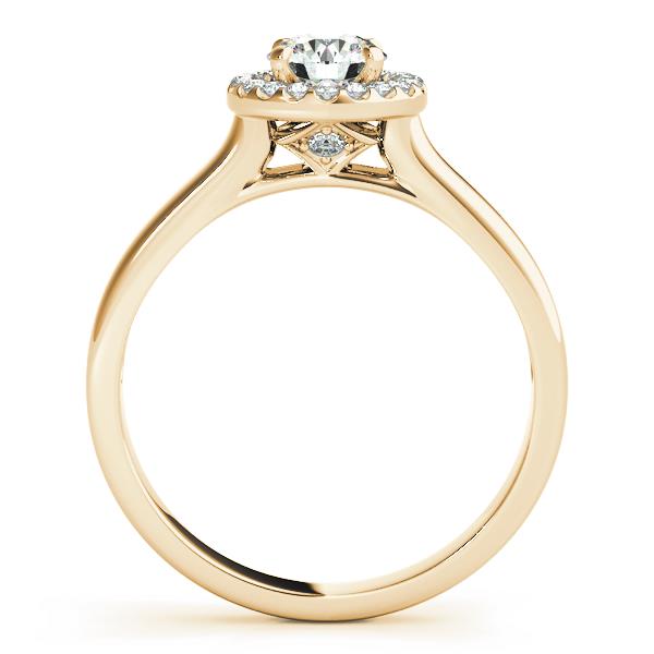 Round Halo Engagement Ring