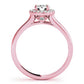 Round Halo Engagement Ring