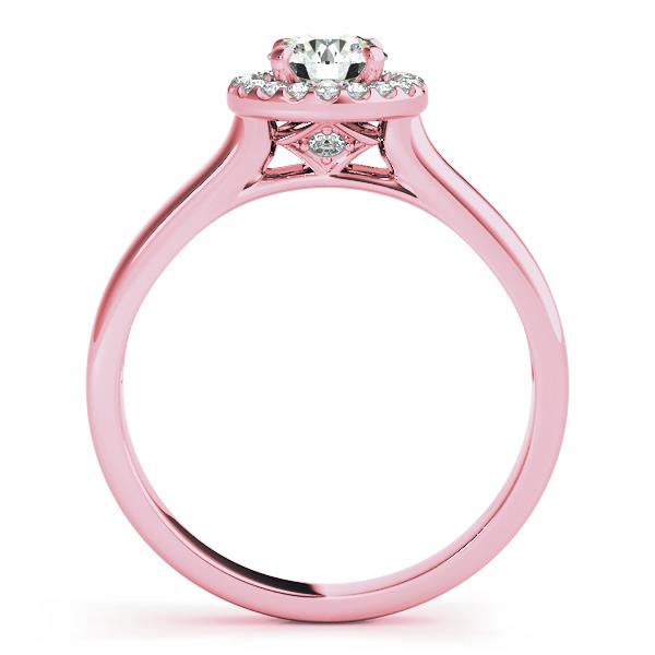 Round Halo Engagement Ring