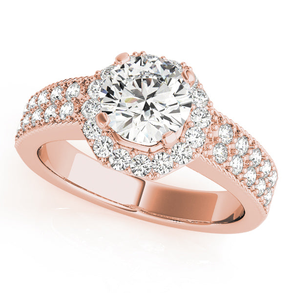 ENGAGEMENT RINGS HALO ROUND