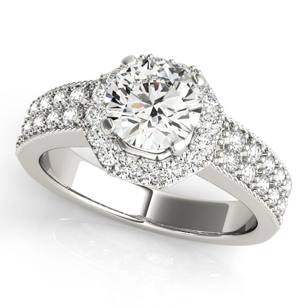 ENGAGEMENT RINGS HALO ROUND