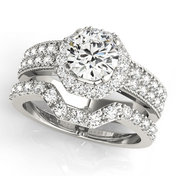 ENGAGEMENT RINGS HALO ROUND