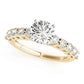 ENGAGEMENT RINGS SINGLE ROW PRONG
