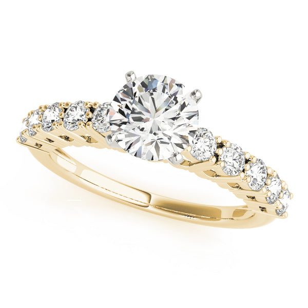ENGAGEMENT RINGS SINGLE ROW PRONG