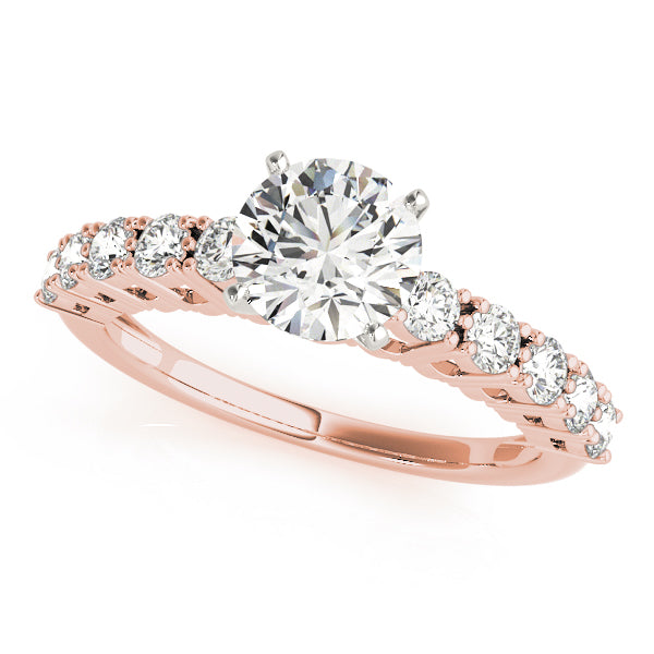 ENGAGEMENT RINGS SINGLE ROW PRONG