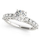 ENGAGEMENT RINGS SINGLE ROW PRONG