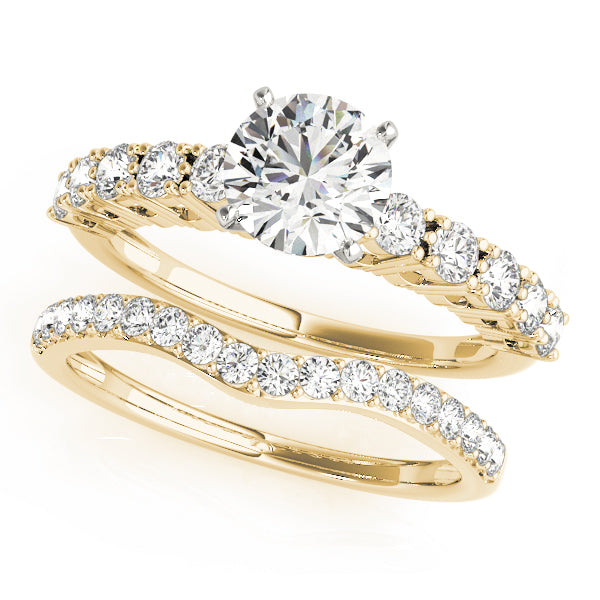 ENGAGEMENT RINGS SINGLE ROW PRONG