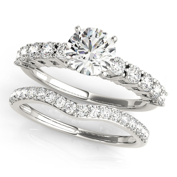 ENGAGEMENT RINGS SINGLE ROW PRONG
