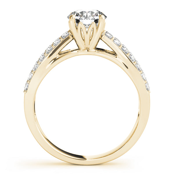 Multirow Prong Set Engagement Rings