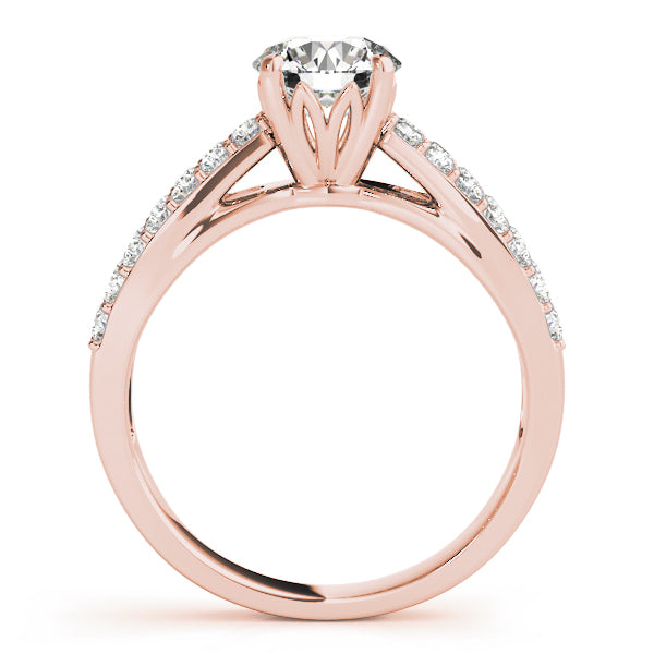 Multirow Prong Set Engagement Rings