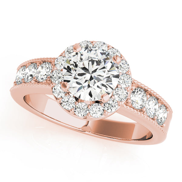 ENGAGEMENT RINGS HALO ROUND
