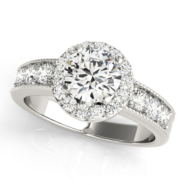 ENGAGEMENT RINGS HALO ROUND
