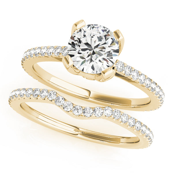 ENGAGEMENT RINGS SINGLE ROW PRONG