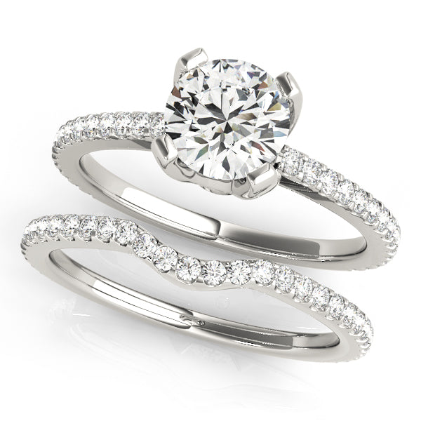 ENGAGEMENT RINGS SINGLE ROW PRONG