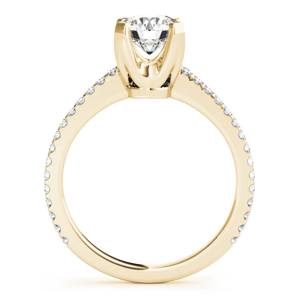 ENGAGEMENT RINGS SINGLE ROW PRONG