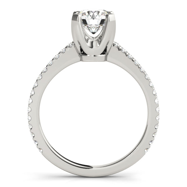 ENGAGEMENT RINGS SINGLE ROW PRONG