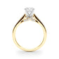 Single Row Trellis Engagement Ring