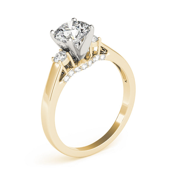 3-Stone Round Engagement Ring