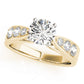 Channel Set Single Row Engagement Ring