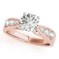 Channel Set Single Row Engagement Ring