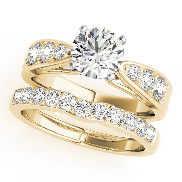 Channel Set Single Row Engagement Ring