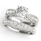 Channel Set Single Row Engagement Ring