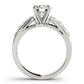 Channel Set Single Row Engagement Ring