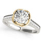 ENGAGEMENT RINGS SINGLE ROW PRONG