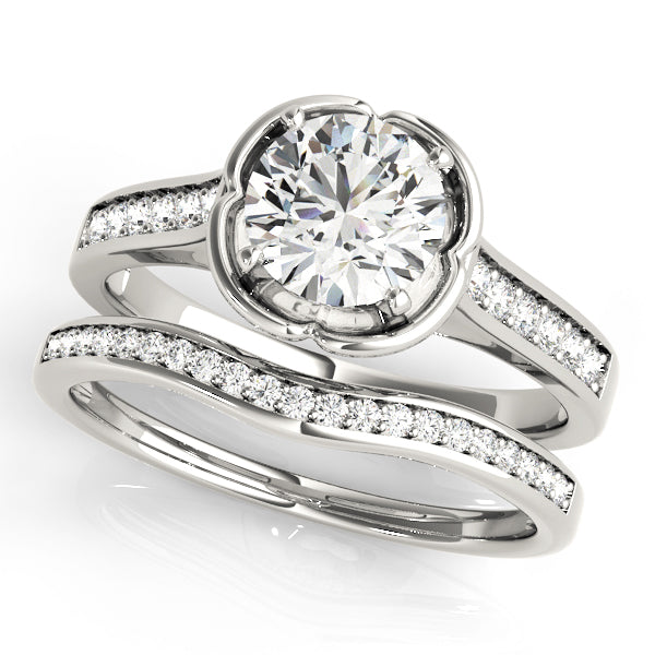 ENGAGEMENT RINGS SINGLE ROW PRONG