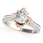 ENGAGEMENT RINGS SINGLE ROW PRONG