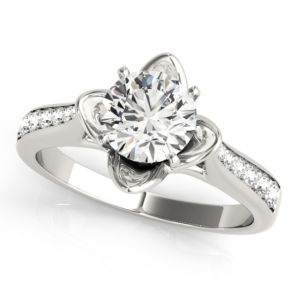 ENGAGEMENT RINGS SINGLE ROW PRONG