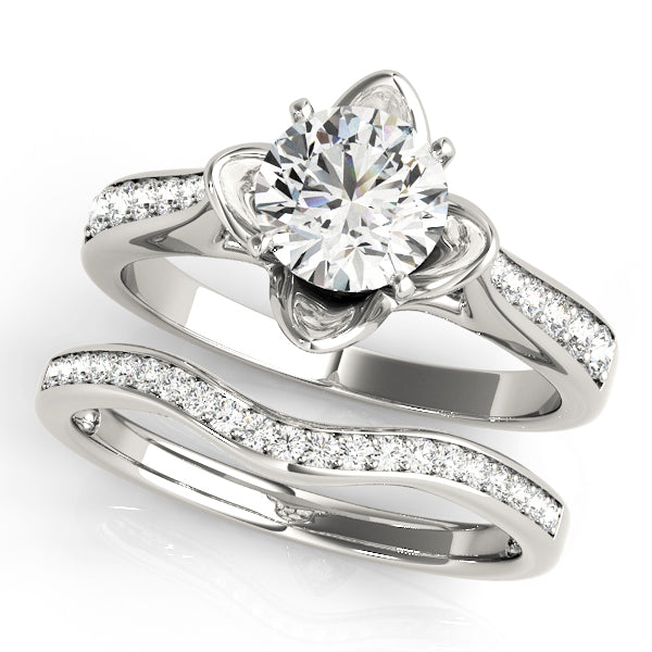 ENGAGEMENT RINGS SINGLE ROW PRONG