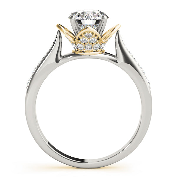 ENGAGEMENT RINGS SINGLE ROW PRONG
