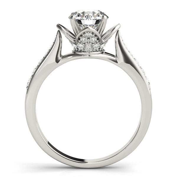 ENGAGEMENT RINGS SINGLE ROW PRONG
