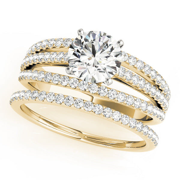 Multirow Engagement Ring