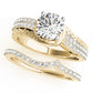 Bypass Multirow Pavé Engagement Ring
