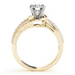 Bypass Multirow Pavé Engagement Ring