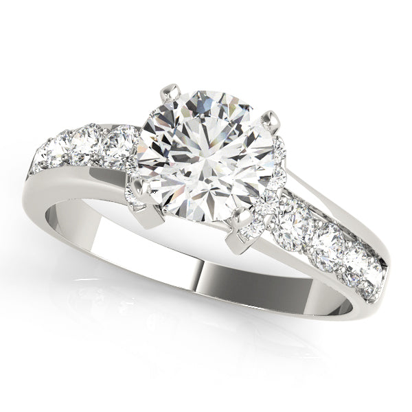ENGAGEMENT RINGS SINGLE ROW PRONG