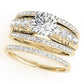 Multirow Filigree Engagement Rings