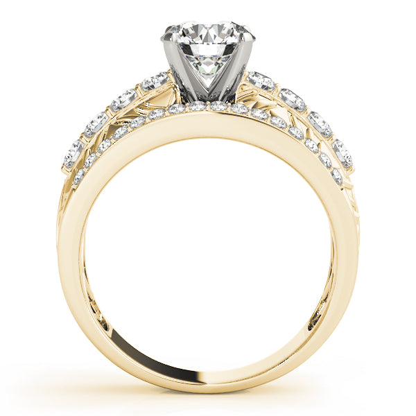 Multirow Filigree Engagement Rings