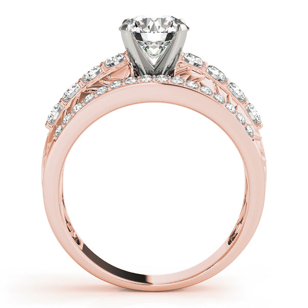 Multirow Filigree Engagement Rings