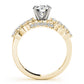 Single Row Prong Hidden Halo Engagement Rings