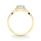 Twisted Infinity Halo Engagement Ring